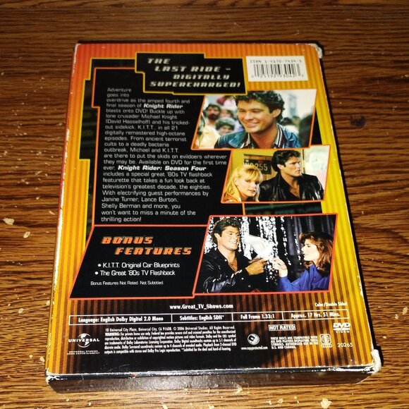 Knight Rider - Complete Fourth Season (DVD, 2006, 3 Double-Sided -Disc Set) - Picture 7 of 7